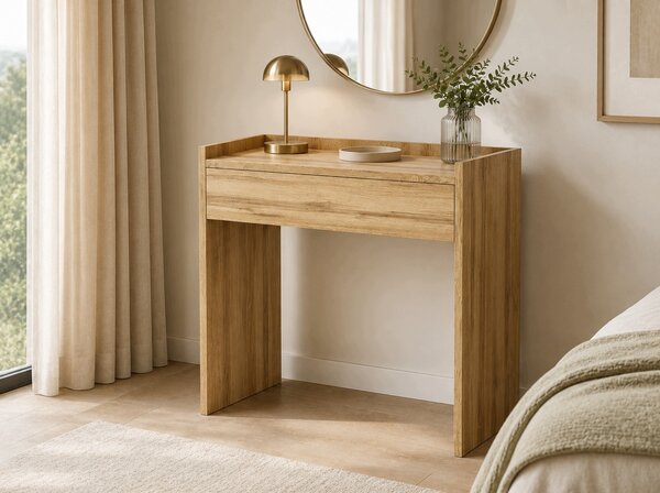 Toaletka / konsola "NUVIA STAND 75" dąb wotan 75cm