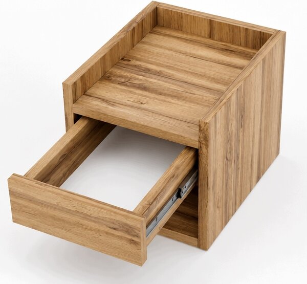 Stolik nocny NUVIA DUO 35'' dąb wotan , wiszący