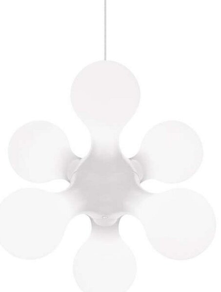 Lampa Wisząca kdln, ATOMIUM, ściemnialny, biały, salon, metal, design