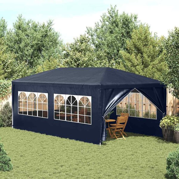 Namiot imprezowy, 3 x 6 m, niebieski