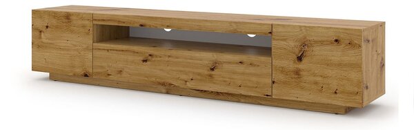 Stojąca szafka RTV z półkami artisan 200cm | Umeblowana.com