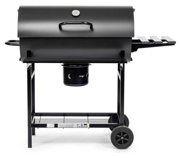 Grill ogrodowy węglowy ACTIVA 11260 Zamykany, beczka, żeliwny ruszt, popielnik, termometr
