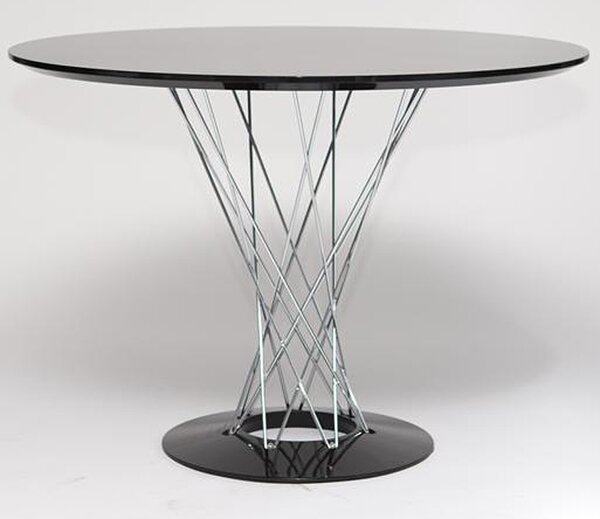 Okrągły stół designerski Arrao - czarny