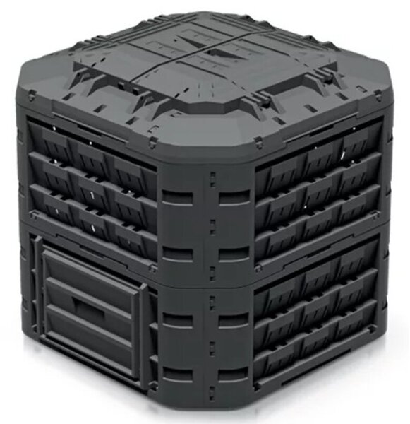 Kompostownik PROSPERPLAST Compogreen Vario IKST650C 650L Czarny