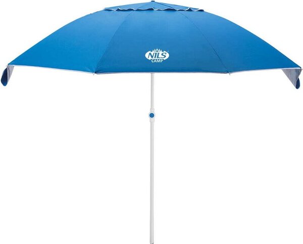 Parasol plażowy NILS CAMP XL NC7822 220 cm Niebieski