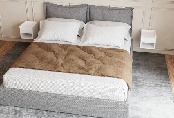 Stolik nocny NUVIA DUO 35'' biały, wiszący