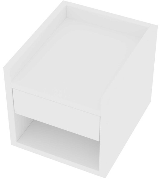 Stolik nocny NUVIA DUO 35'' biały, wiszący