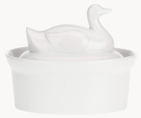 Naczynie żaroodporne z porcelany z pokrywką Terrine