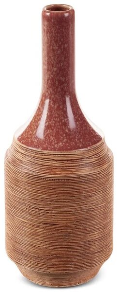 Wazon EUROFIRANY Elda 05 402753 12 x 29 cm Czerwony
