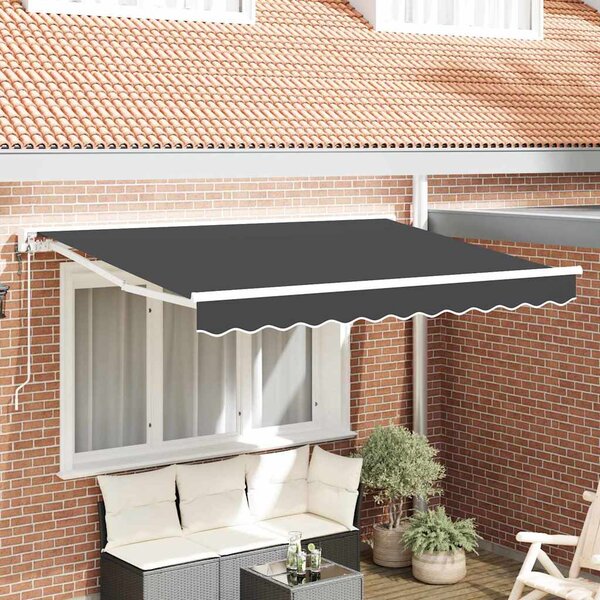 Rama markizy Antracyt 250 x 200 cm Poliester z powłoką PU