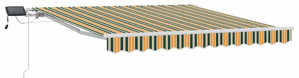 Markiza wysuwana Zielony i żółty 350 x 250 cm