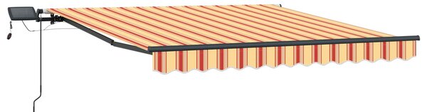 Markiza zwijana żółty i pomarańczowy 350 x 250 cm tkanina