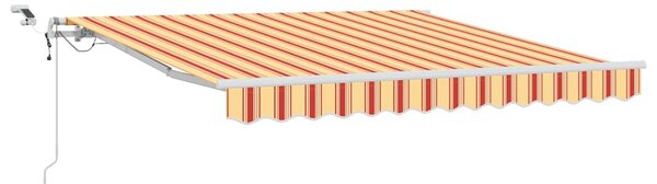 Markiza zwijana Żółty i pomarańczowy 350 x 250 cm