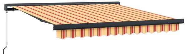 Markiza zwijana Żółty i pomarańczowy 350 x 250 cm