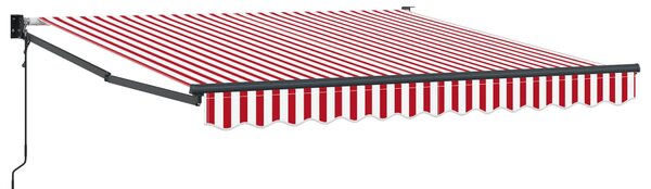 Markiza zwijana Czerwony i Biały 350 x 250 cm