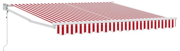 Markiza zwijana Czerwony i Biały 350 x 250 cm
