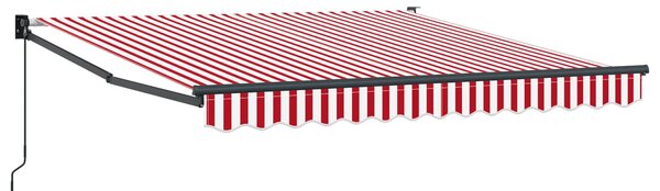 Markiza zwijana Czerwony i Biały 350 x 250 cm