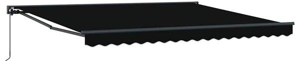 Rama markizy Czarny 400 × 300 cm Poliester z powłoką PU