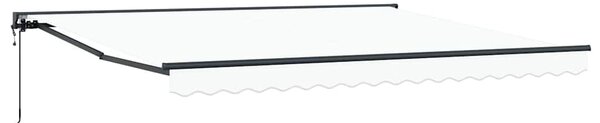 Rama markizy Biały 400 × 300 cm Poliester z powłoką PU