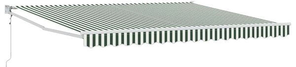 Markiza zielony 400 × 300 cm Poliester i Metal