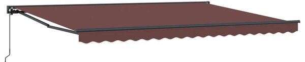 Rama markizy Brązowy 450 × 300 cm Poliester z powłoką PU
