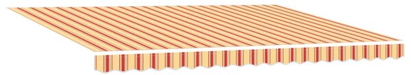 Markiza zwijana żółty i pomarańczowy 450 ×300 cm tkanina