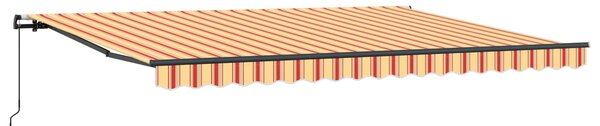 Markiza zwijana Żółty i pomarańczowy 450 × 300 cm