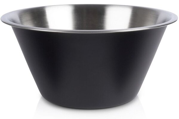 Miska kuchenna stalowa czarna 22 cm, 2 l