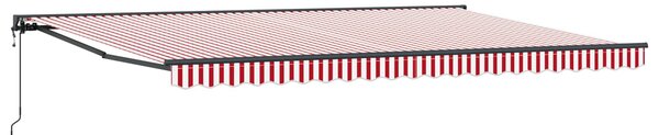 Rama markizy Czerwony i Biały 500 × 300 cm