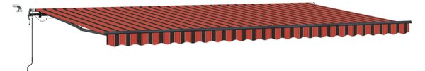 Tkanina Zadaszenia pomarańczowy i brązowy 600 × 300 cm