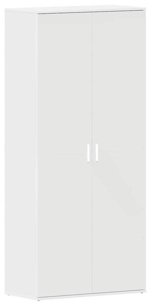 Szafka na buty 80 x 39 x 178 cm Drewno inżynieryjne Biały