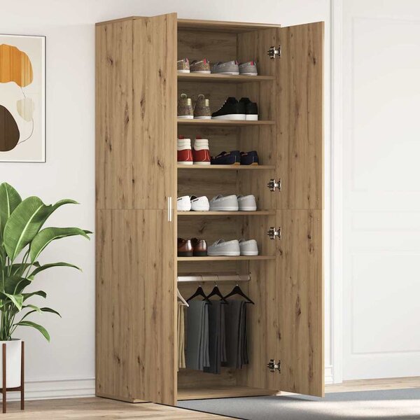 Szafka na buty 80 x 39 x 178 cm Drewno inżynieryjne