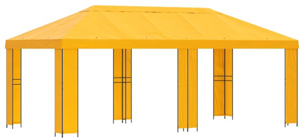 Altana ogrodowa 6 x 3 m żółty Poliester i Stal 190 gsm