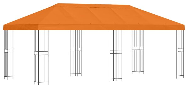Altana ogrodowa 6 x 3 m pomarańczowy Poliester i Stal 190 gsm