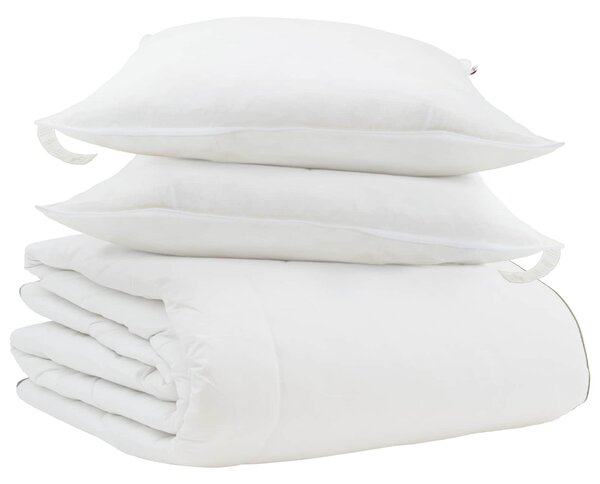 Zimowa Kołdra z poduszką 3 pcs Biały Pióra down