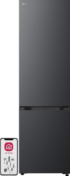 Lodówka LG AI GBBSJ2CCEP No Frost 203cm Ciemny grafit