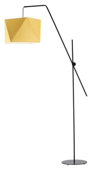 Lampa stojąca podłogowa przegubowa regulowana z abażurem diament MODERN