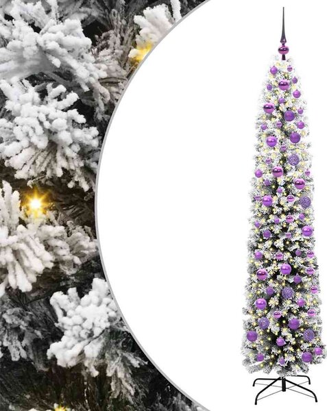 Sztuczna choinka z podstawą Zielony 180 cm PVC, stal i plastik