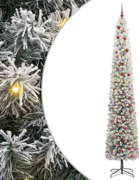 Sztuczna choinka z podstawą Zielony 300 cm PVC, stal i plastik