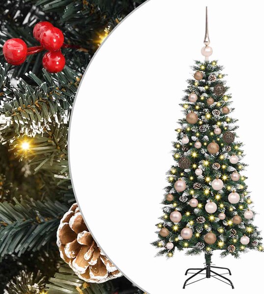 Sztuczna choinka z podstawą Zielony 120 cm PVC, plastik i stal
