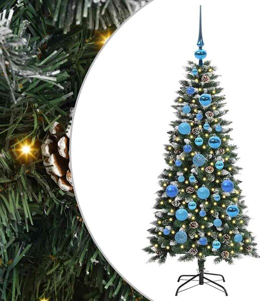 Sztuczna choinka z podstawą Zielony 120 cm PVC, plastik i stal
