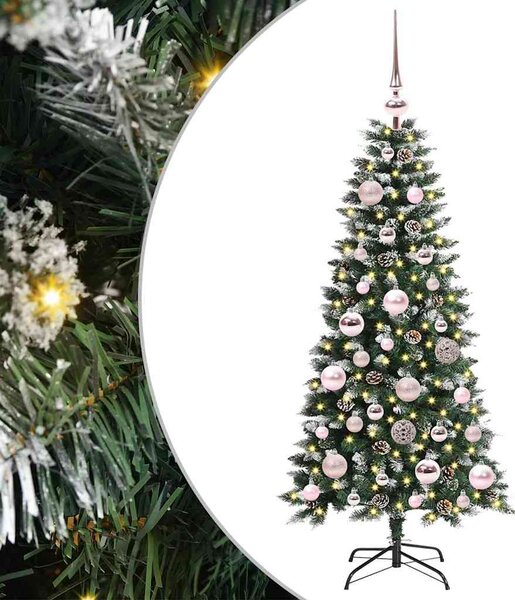 Sztuczna choinka z podstawą Zielony 120 cm PVC, plastik i stal