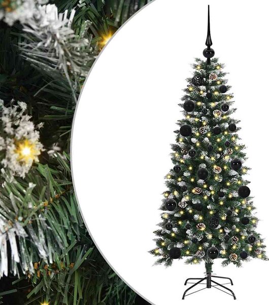 Sztuczna choinka z podstawą Zielony 120 cm PVC, plastik i stal