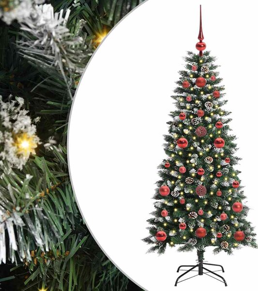 Sztuczna choinka z podstawą Zielony 120 cm PVC, plastik i stal