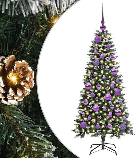 Sztuczna choinka z podstawą Zielony 120 cm PVC, plastik i stal