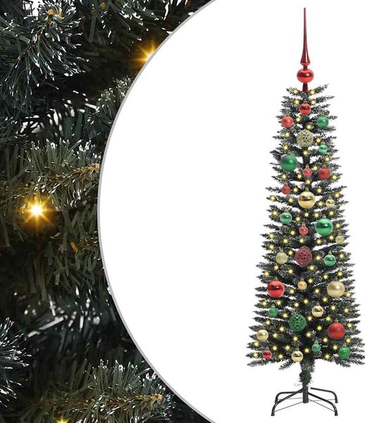 Sztuczna choinka z podstawą Zielony 120 cm PVC, plastik i stal