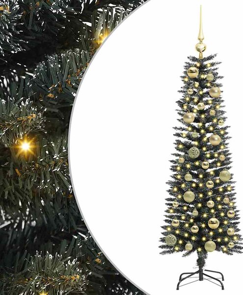 Sztuczna choinka z podstawą Zielony 120 cm PVC, plastik i stal