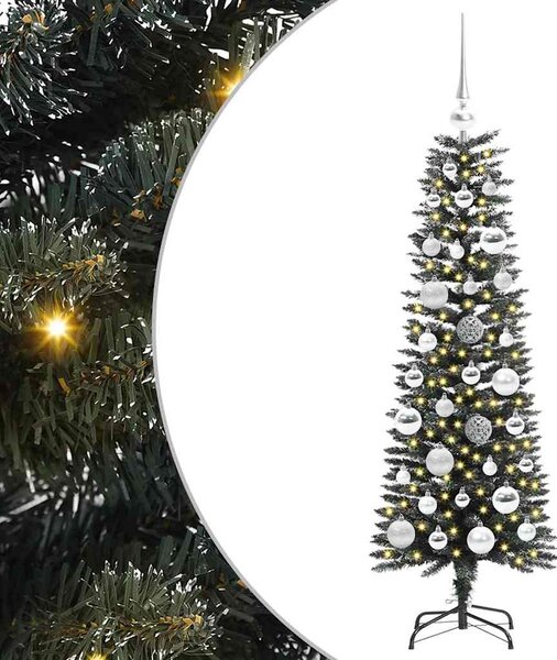 Sztuczna choinka z podstawą Zielony 120 cm PVC, plastik i stal