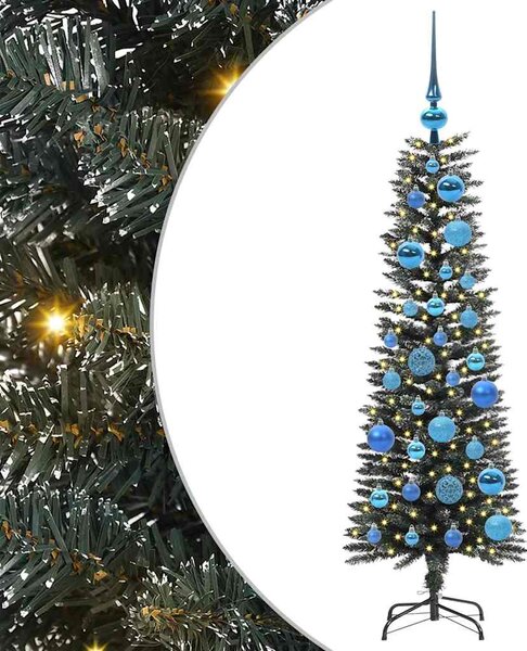 Sztuczna choinka z podstawą Zielony 120 cm PVC, plastik i stal