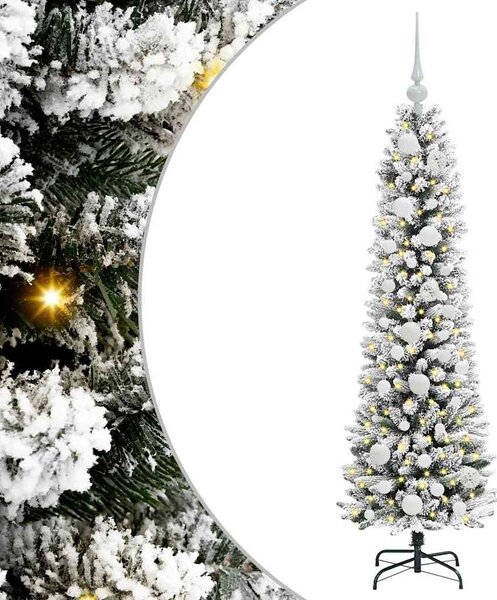 Sztuczna choinka z podstawą Biały 120 cm PVC, Metal i Plastik